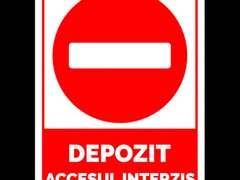 indicator de securitate pentru accesul interzis depozit