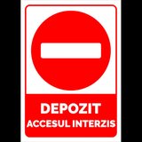 indicator de securitate pentru accesul interzis depozit